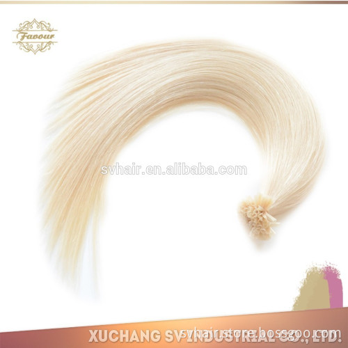 Grade 8A 2015 Colorful New Beauty Style! Double Drawn Keratin Fusion 1g/pcs nail/u tip indian remy human hair extension